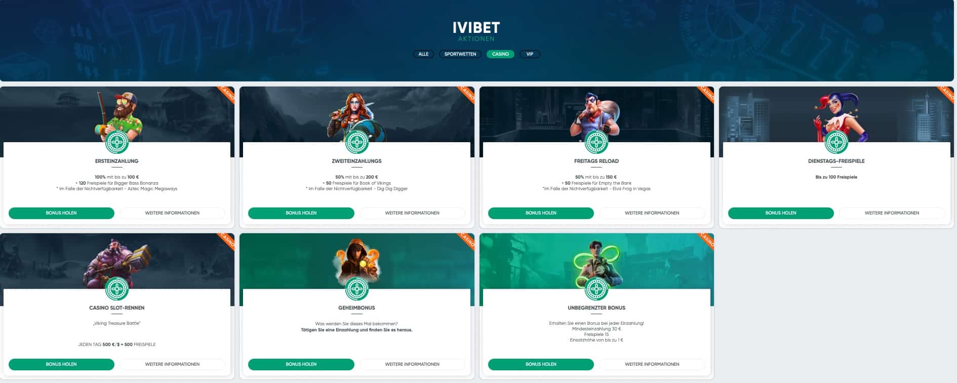 Ivibet Casino Online mit Handyrechnung